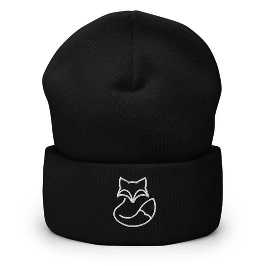 Men's Fox Beanie Black