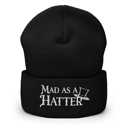 Mad as a Hatter Men's Beanie Black