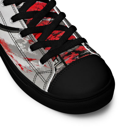 Samurai Warrior Men's High-Top Shoes