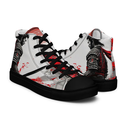 Samurai Warrior Men's High-Top Shoes