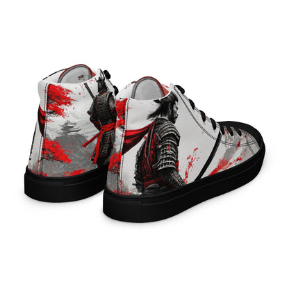 Samurai Warrior Men's High-Top Shoes