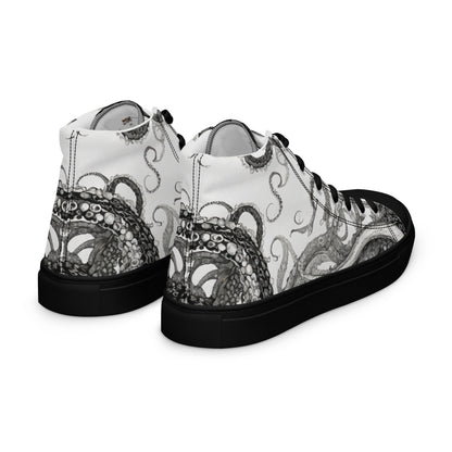 Octopus Tentacle Men's High-Top Shoes