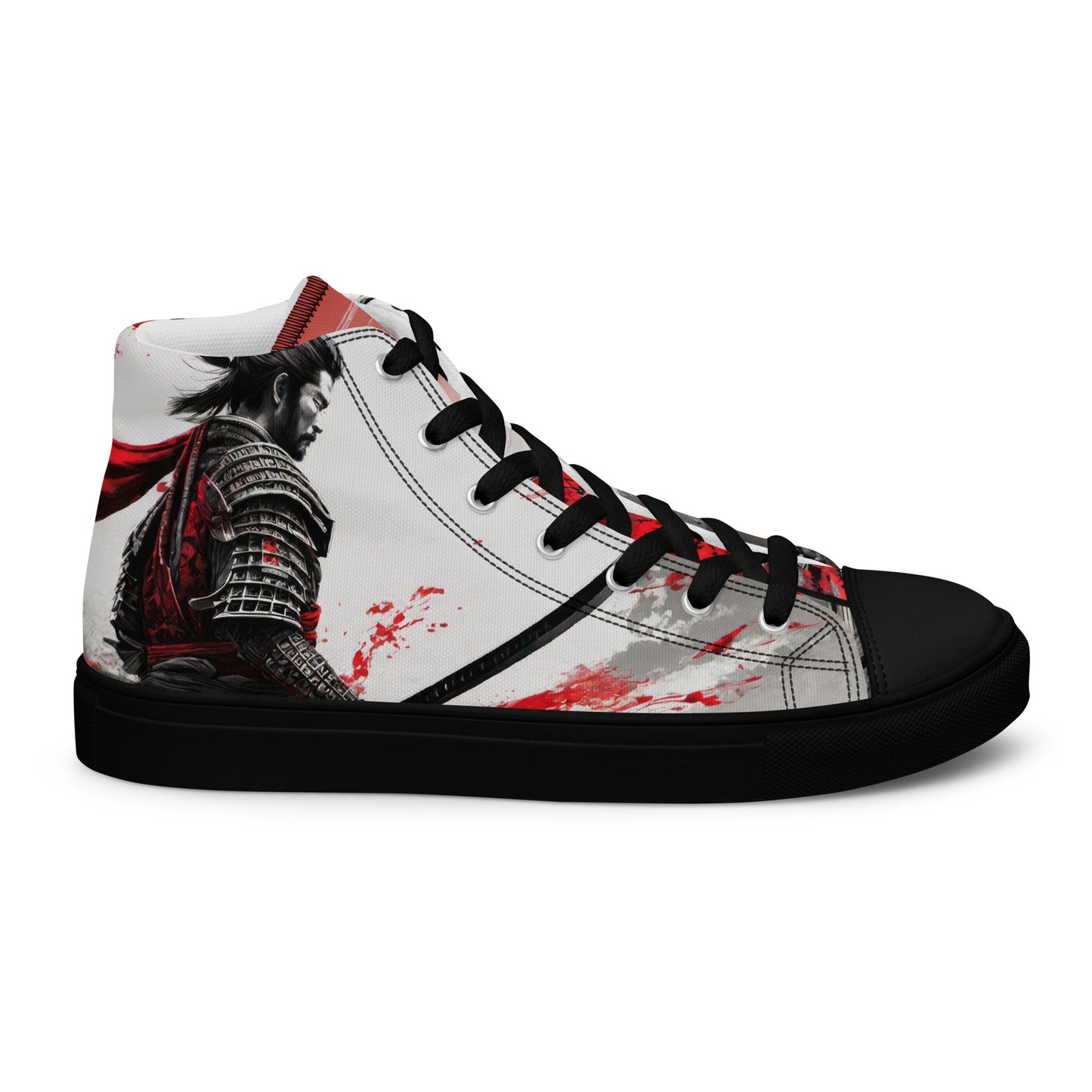 Samurai Warrior Men's High-Top Shoes