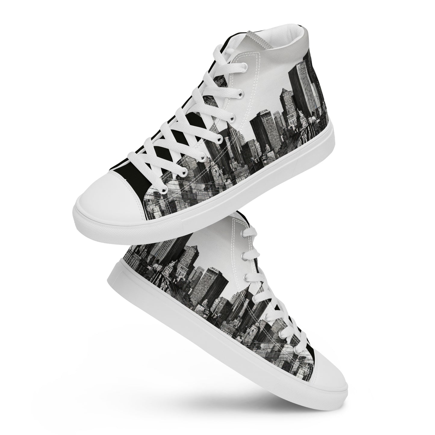 City of Brooklyn Men's High-Top Shoes White