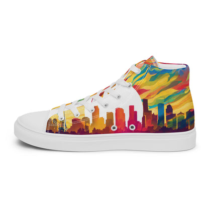 Seattle Skyline Men's High-Top Shoes