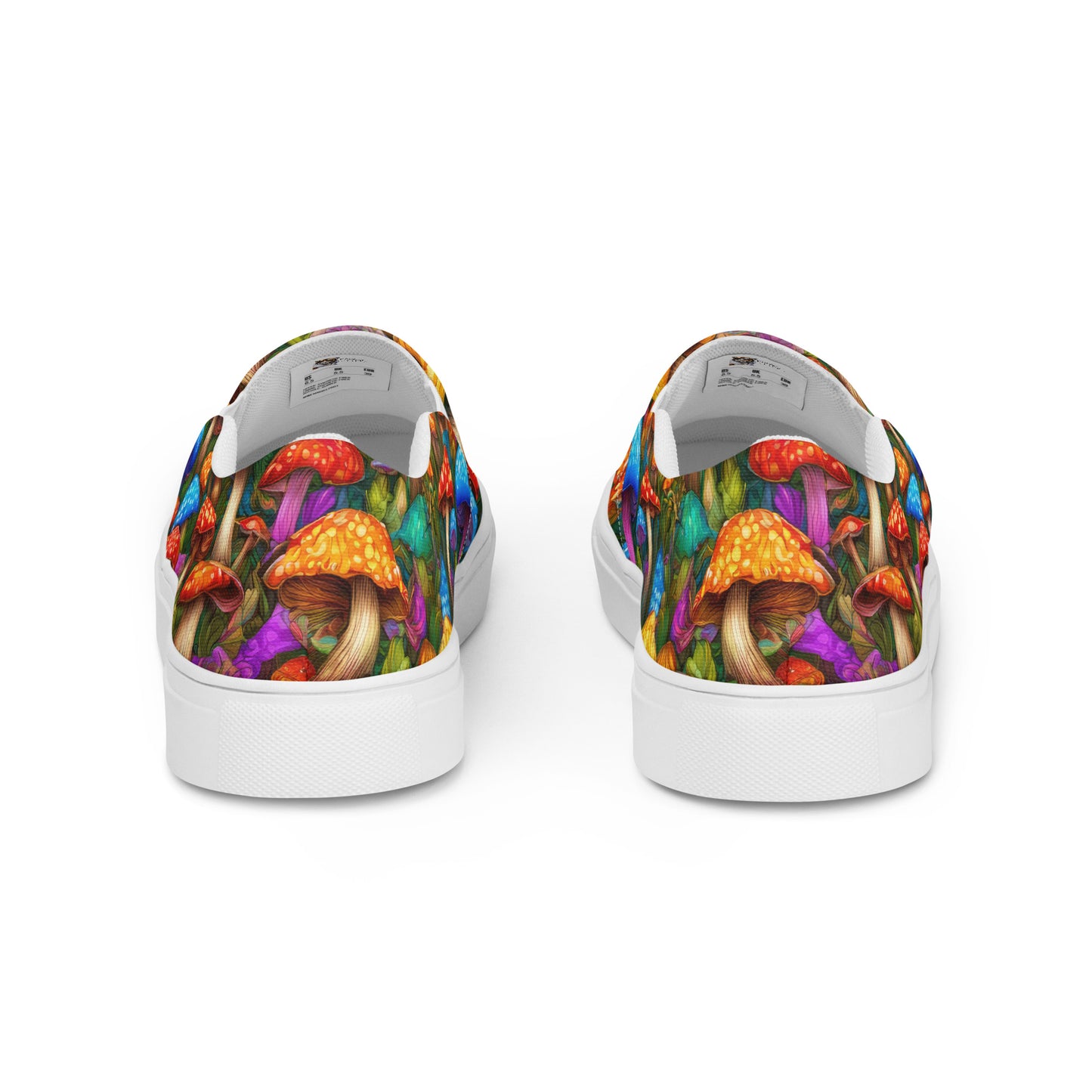 Vibrant Mushroom Men's Slip-On Shoes