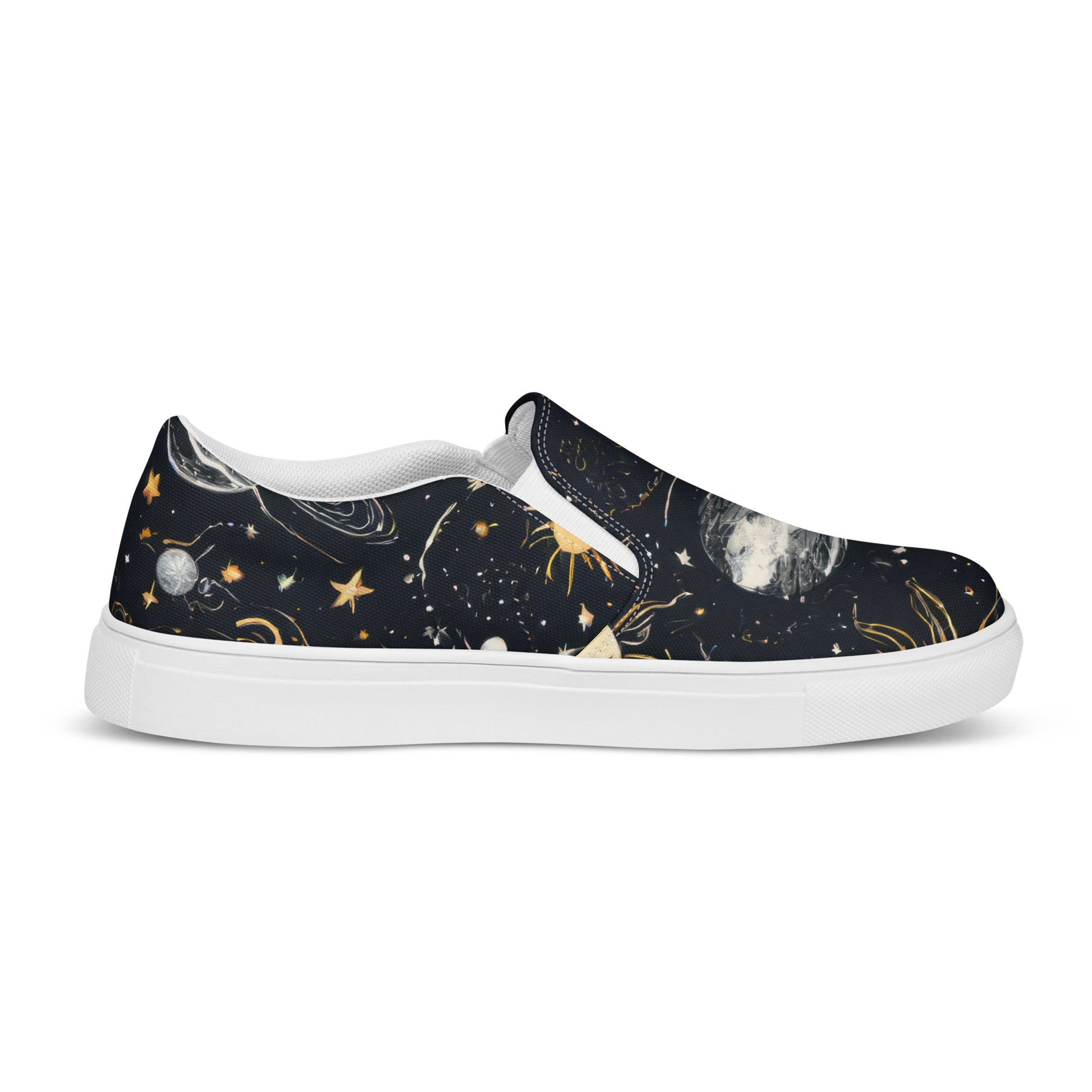 Moon and Stars Men's Slip-On Shoes