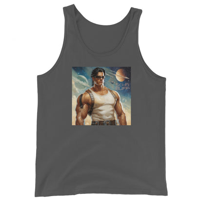 Sci-Fi Fan Men's Tank Top - Sci-Fi Buff Asphalt