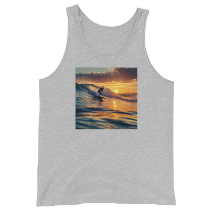 Surfing in the Sunset Men's Tank Top Athletic Heather