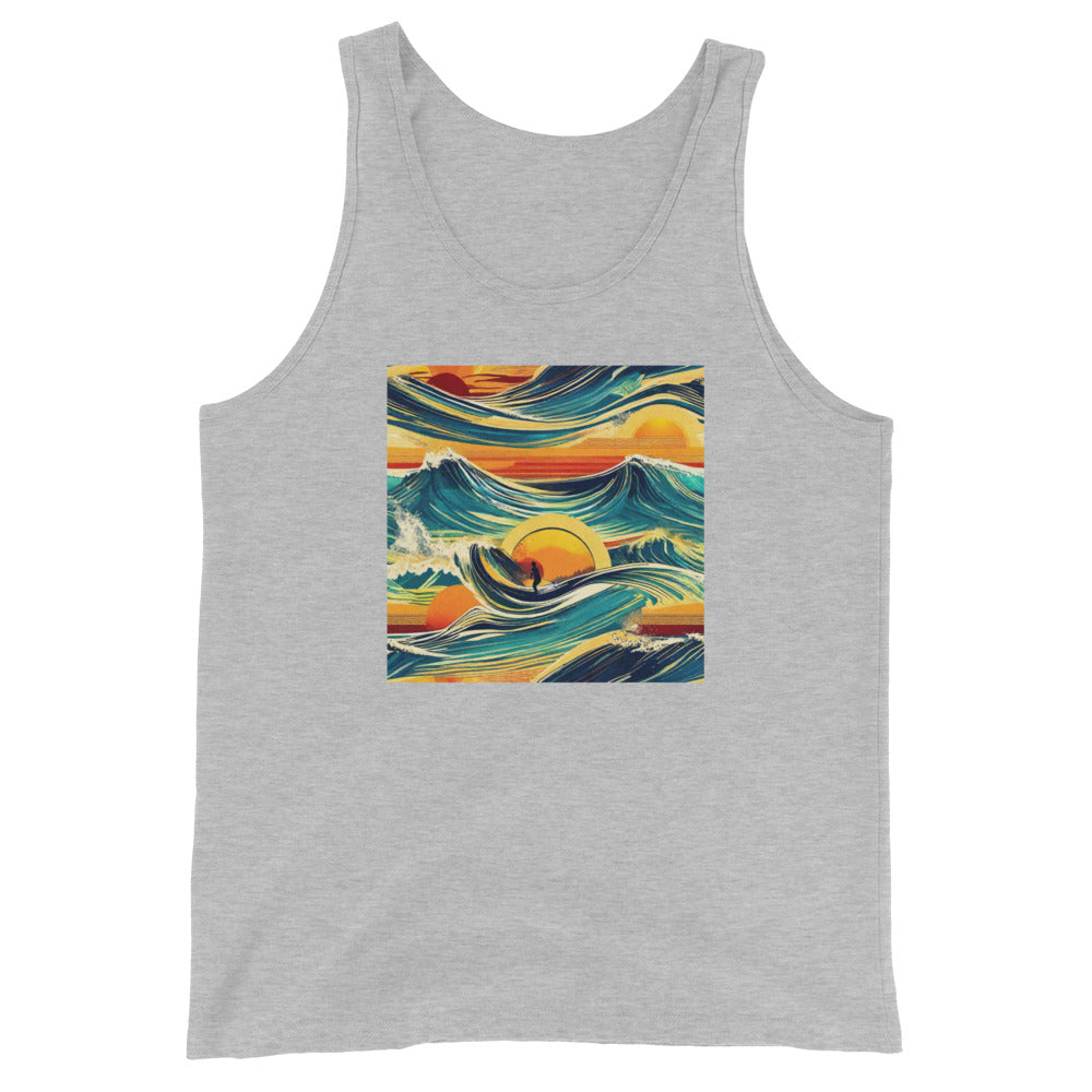 Surf's Up Men's Tank Top Athletic Heather