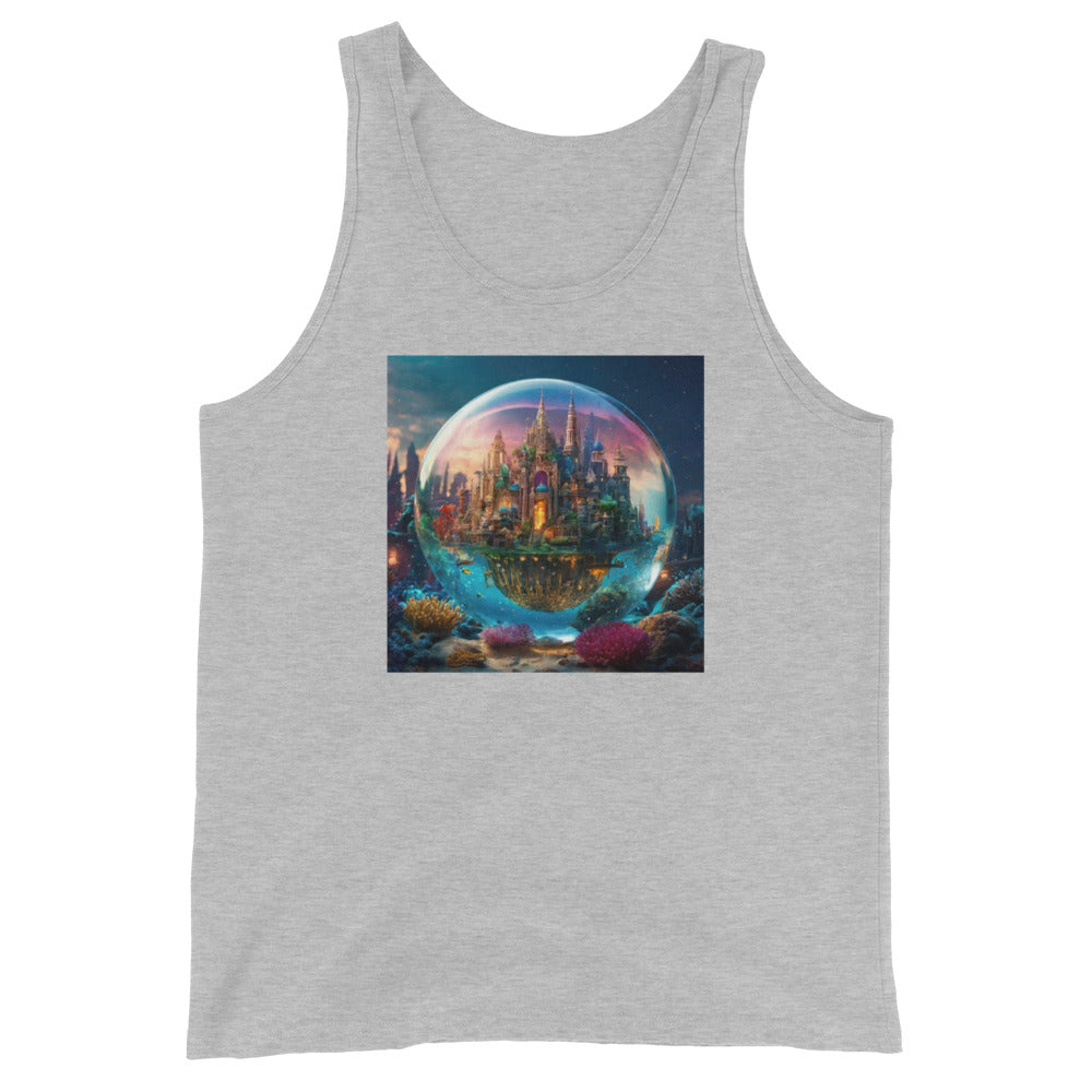 Atlantis in a Bubble Men's Tank Top Athletic Heather