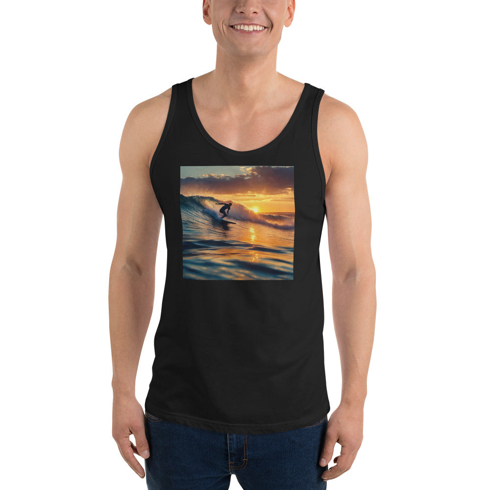 Surfing in the Sunset Men's Tank Top