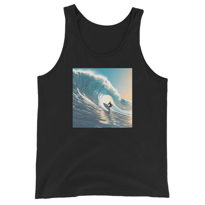 Catching Waves Men's Surfing Tank Top Black