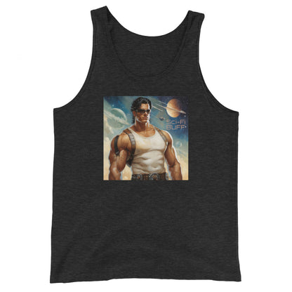 Sci-Fi Fan Men's Tank Top - Sci-Fi Buff Charcoal-Black Triblend