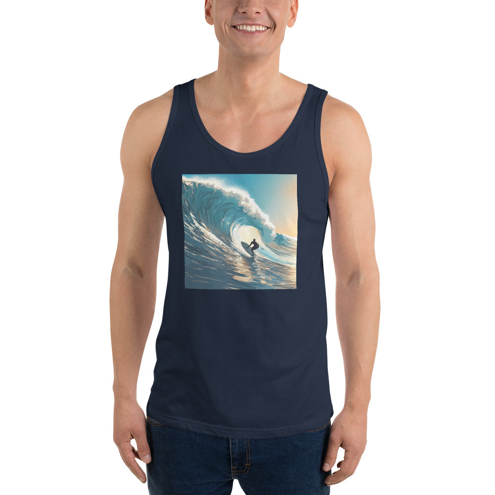 Catching Waves Men's Surfing Tank Top