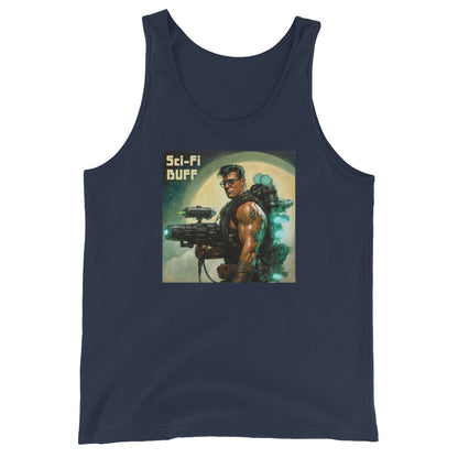 Sci-Fi Buff Men's Tank Top Navy