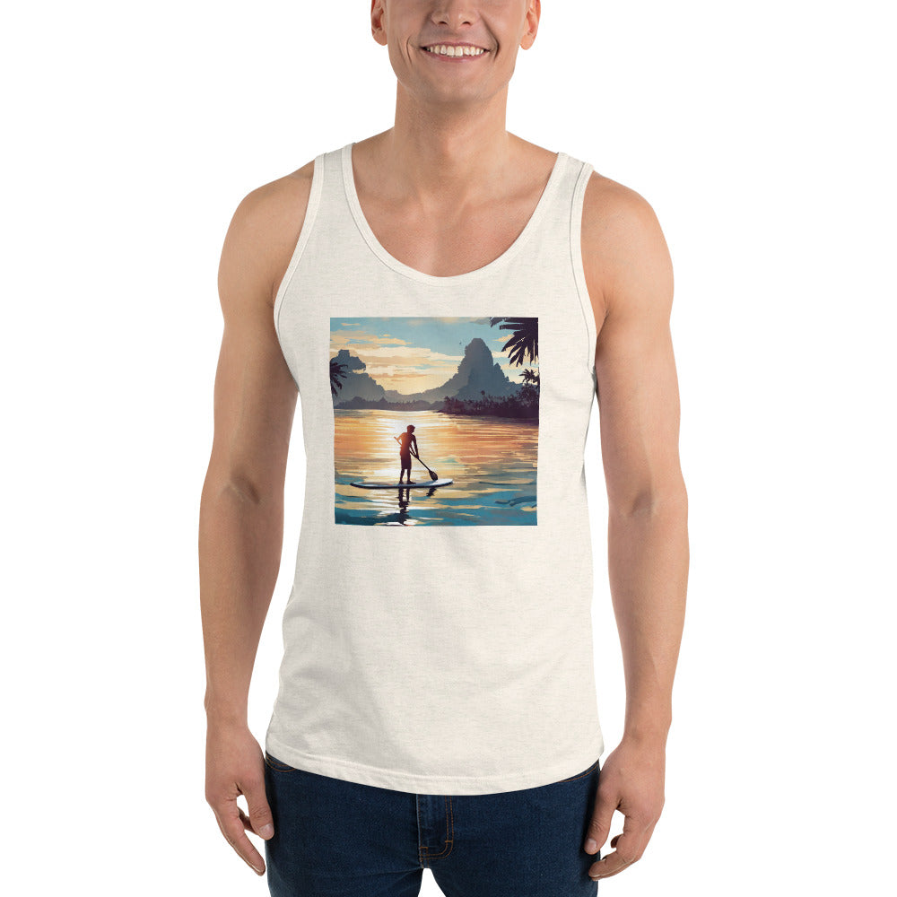 Paddleboarding Paradise Men's Tank Top