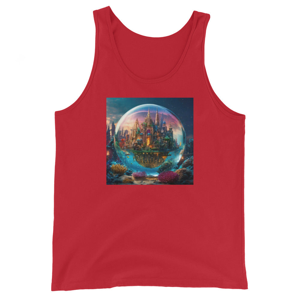 Atlantis in a Bubble Men's Tank Top Red