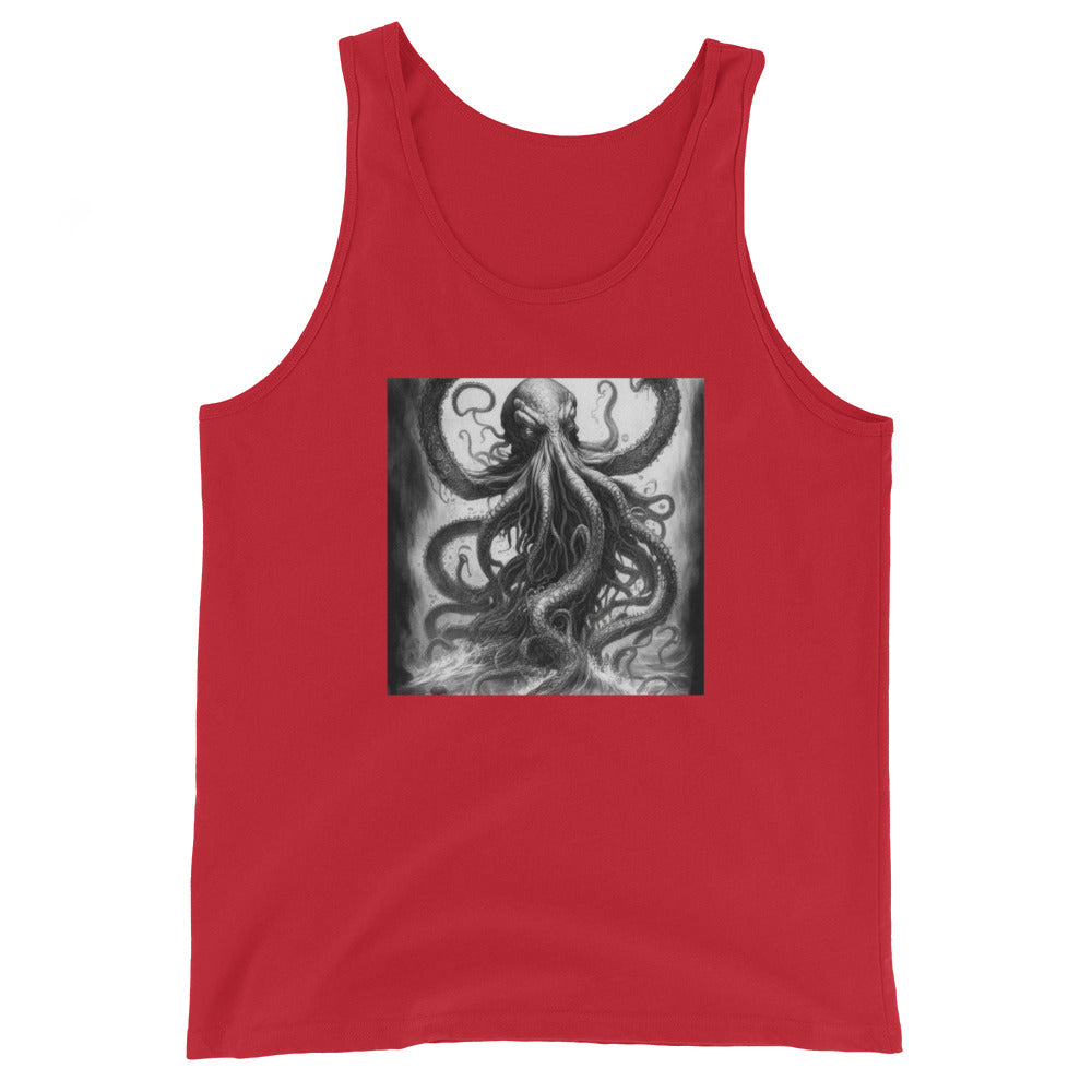 Savage Kraken Men's Tank Top Red