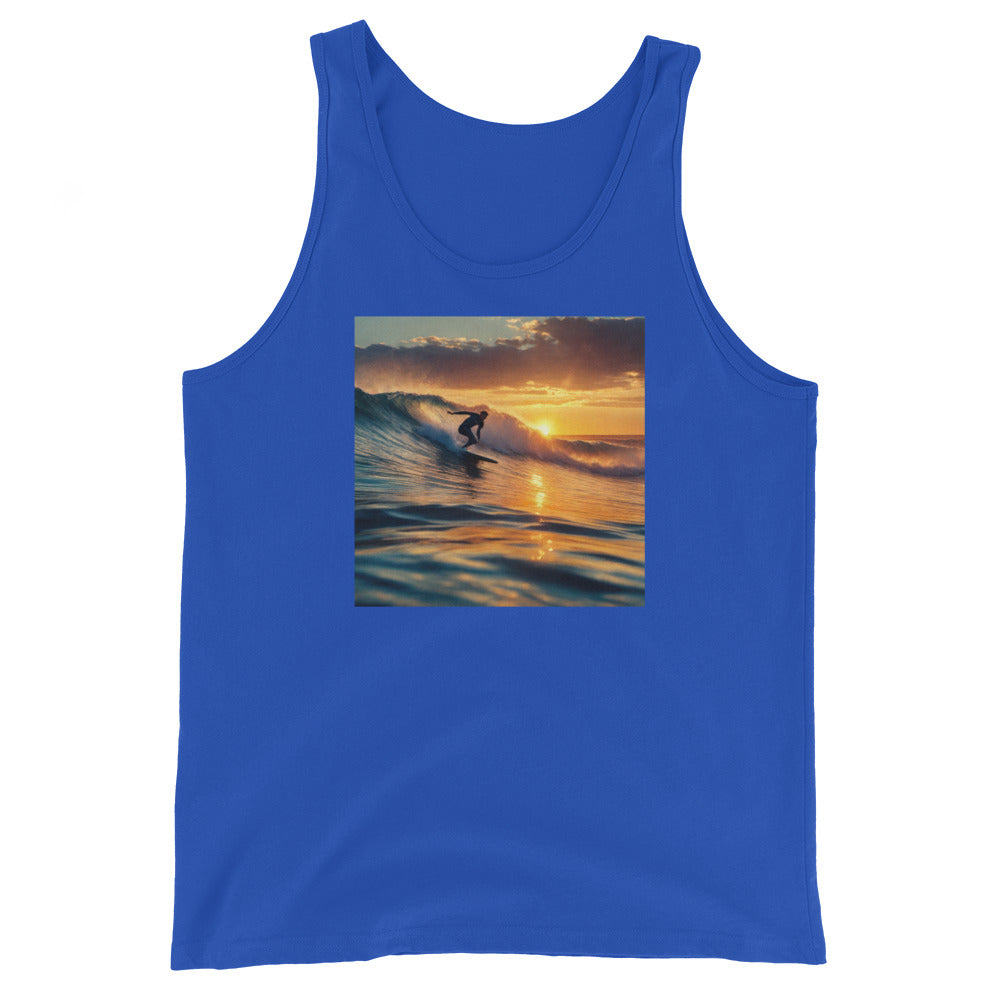 Surfing in the Sunset Men's Tank Top True Royal