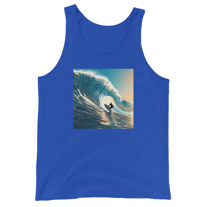 Catching Waves Men's Surfing Tank Top True Royal