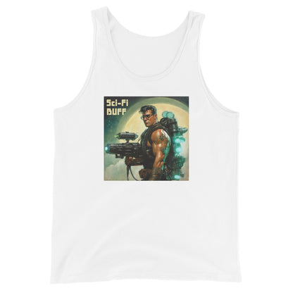 Sci-Fi Buff Men's Tank Top White