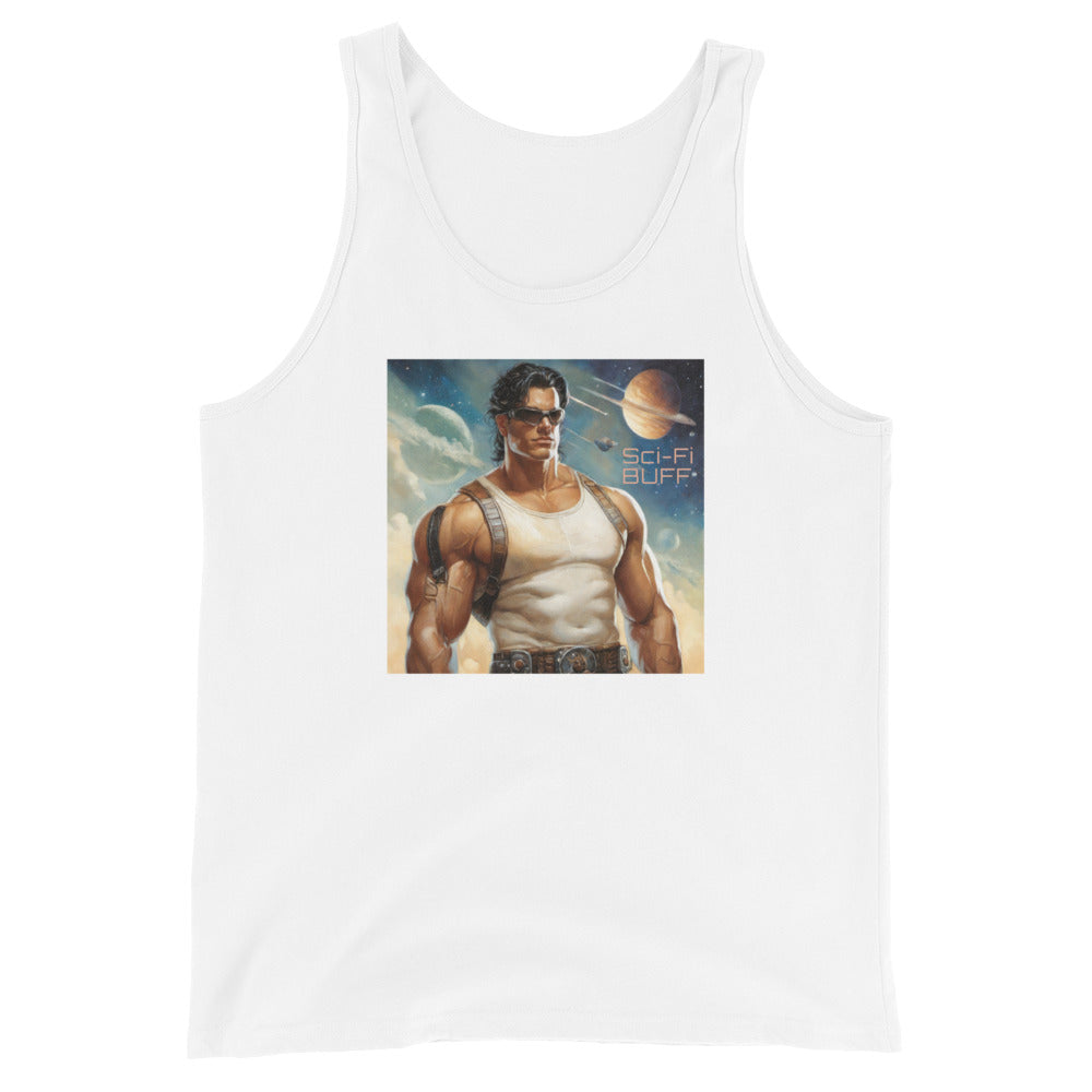 Sci-Fi Fan Men's Tank Top - Sci-Fi Buff White