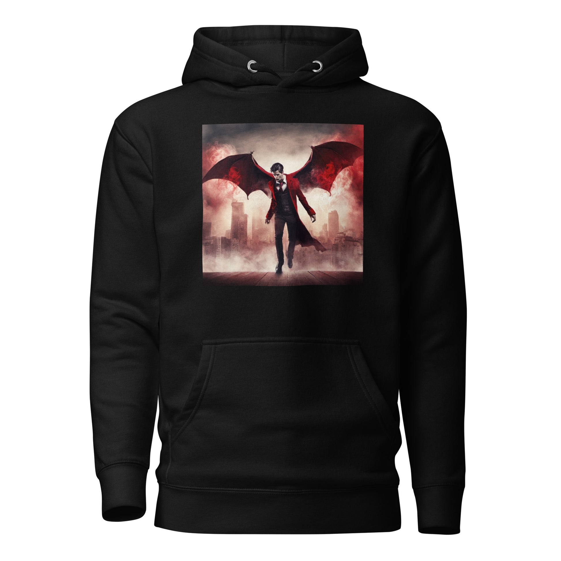 Flying Vampire Men's Hoodie Black