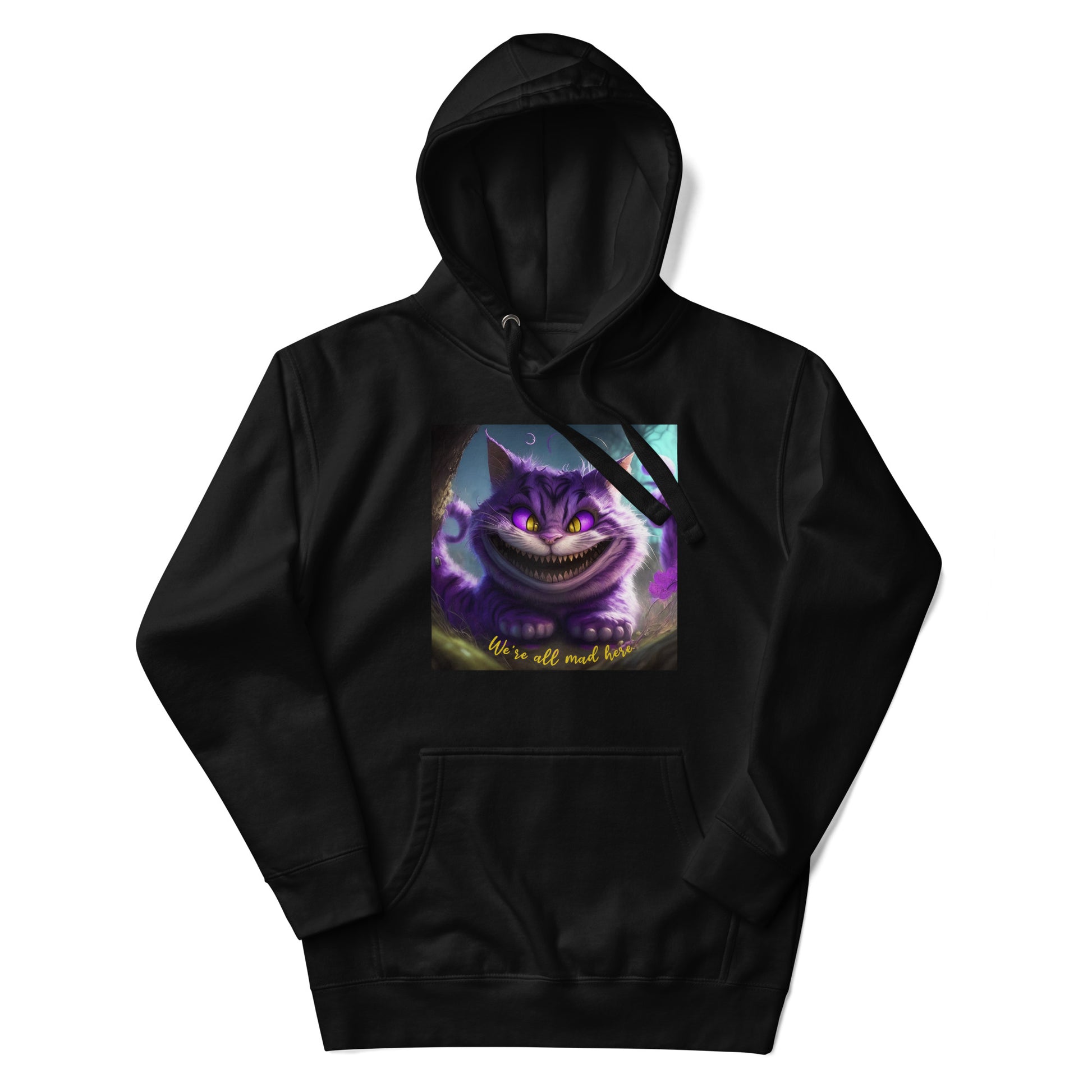 We're All Mad Here Cheshire Cat Men's Hoodie