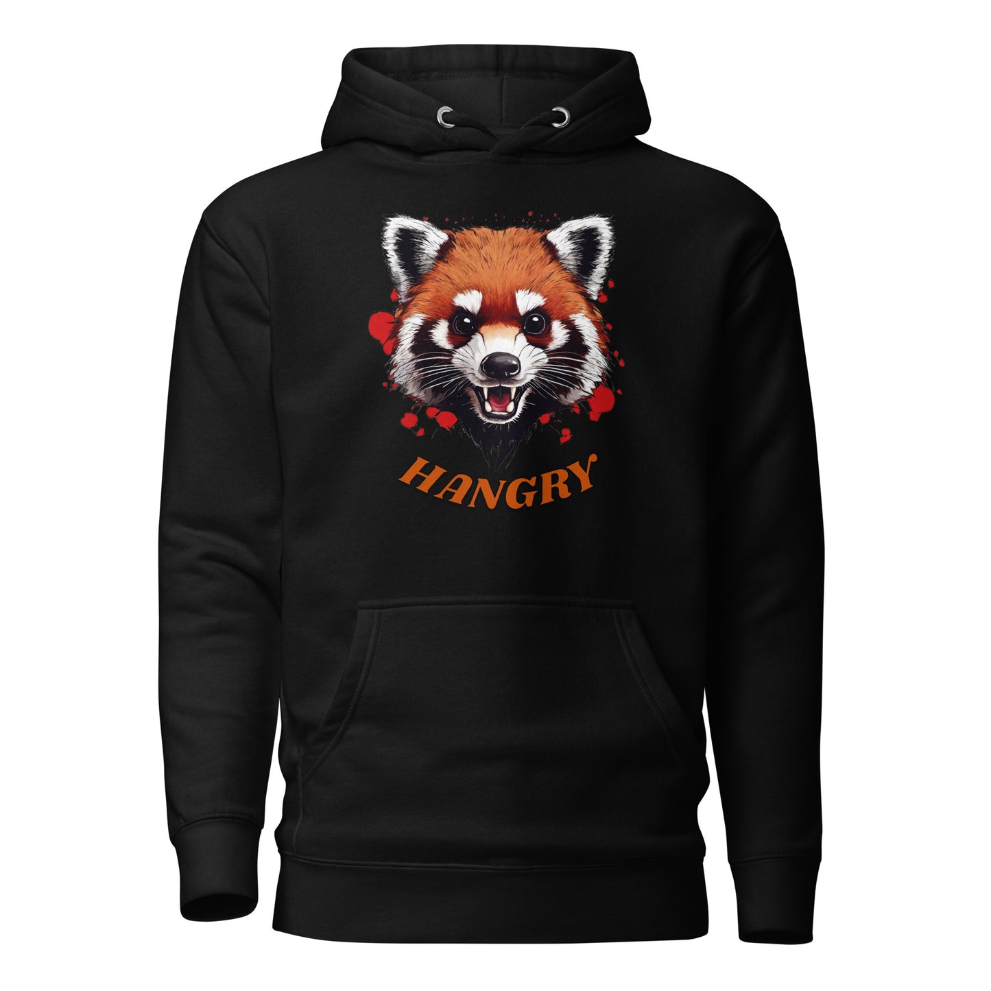 Hangry Men's Funny Hoodie Black