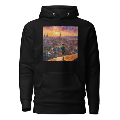 Peter Pan's World Men's Hoodie Black