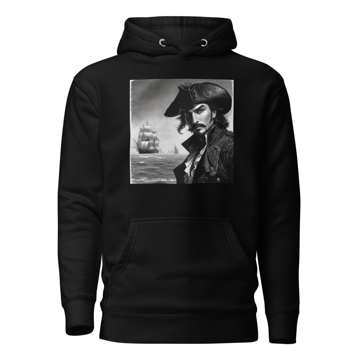 Captain Hook's Gaze Men's Hoodie Black