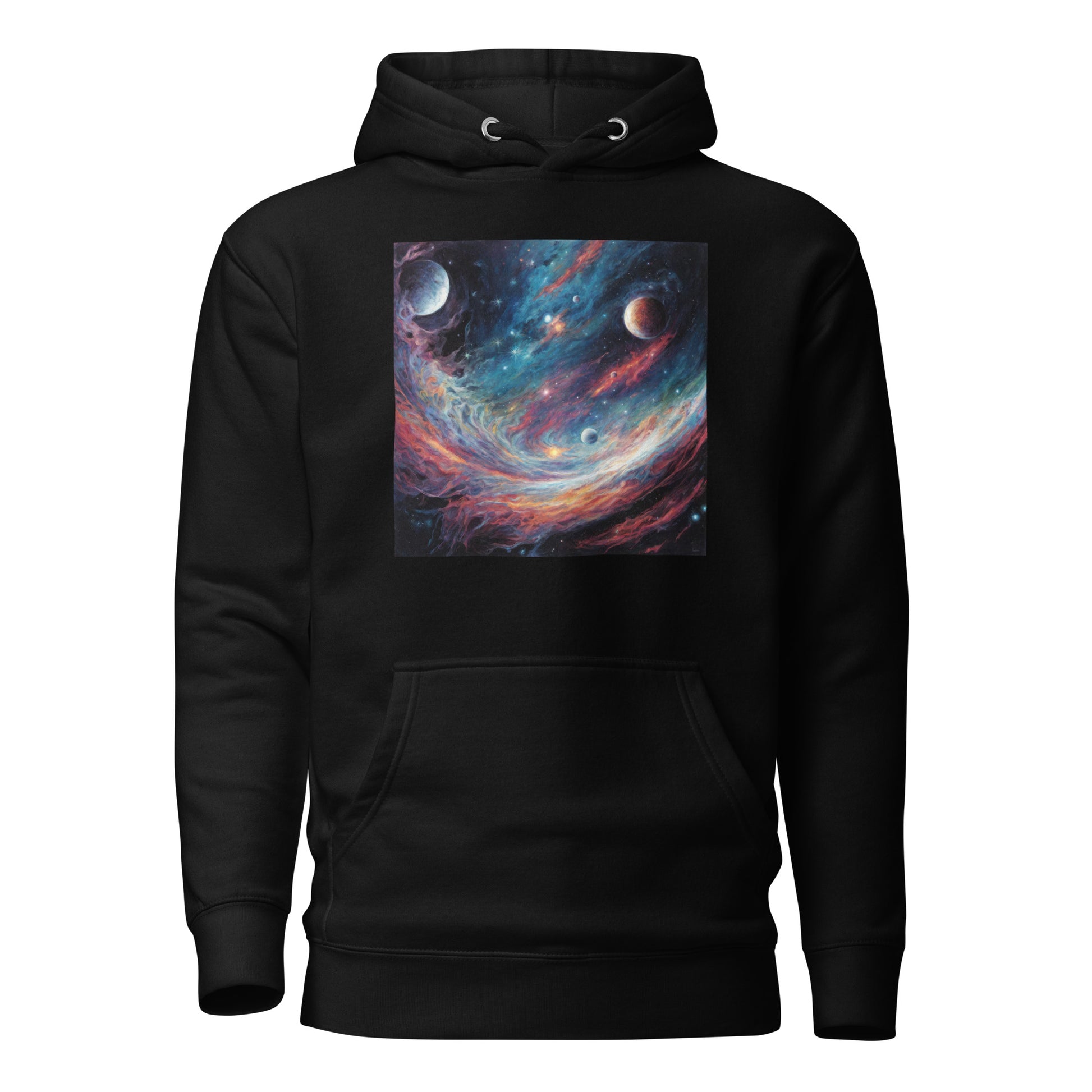 Galaxy Men's Graphic Hoodie Black