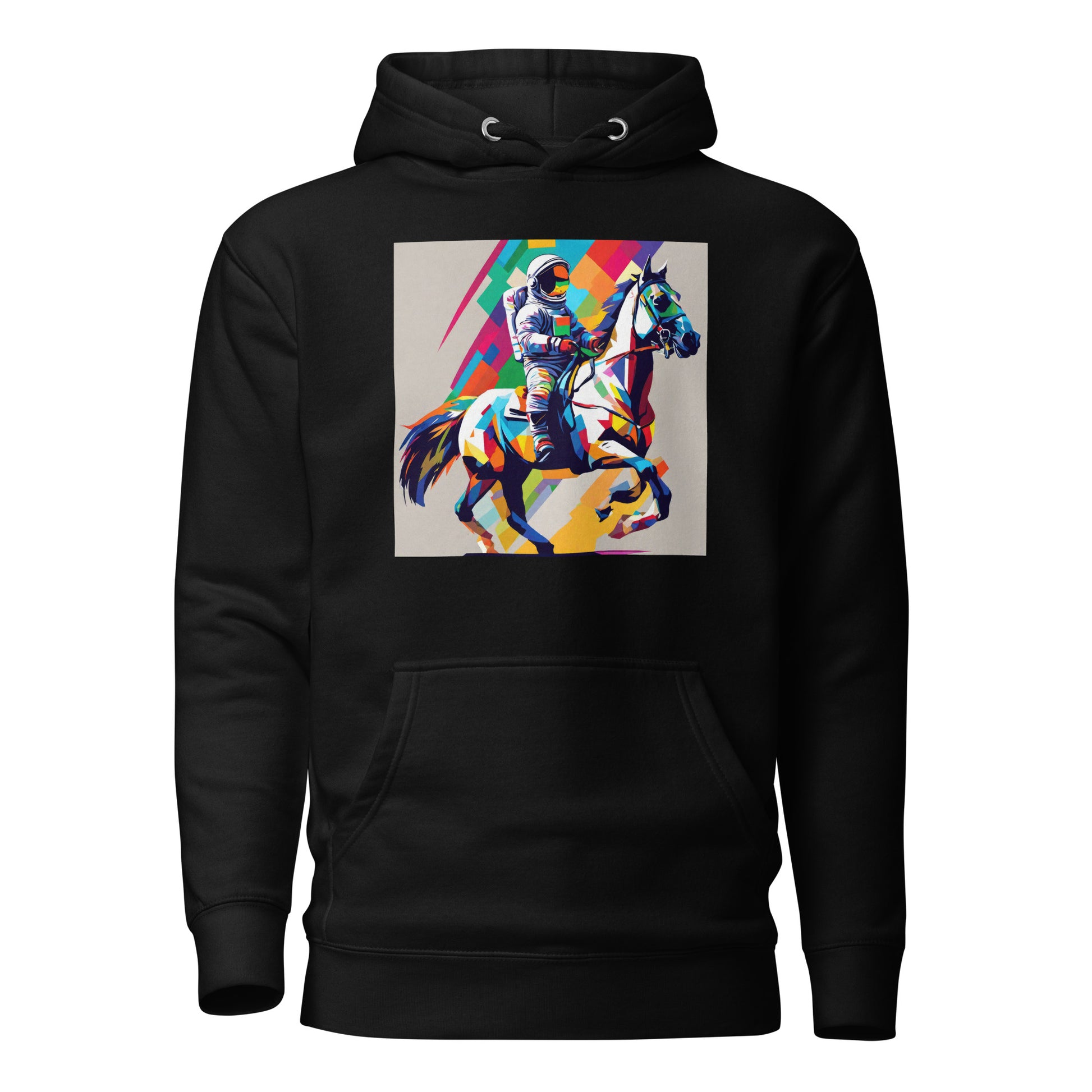 Cosmic Cowboy Men's Space Hoodie Black