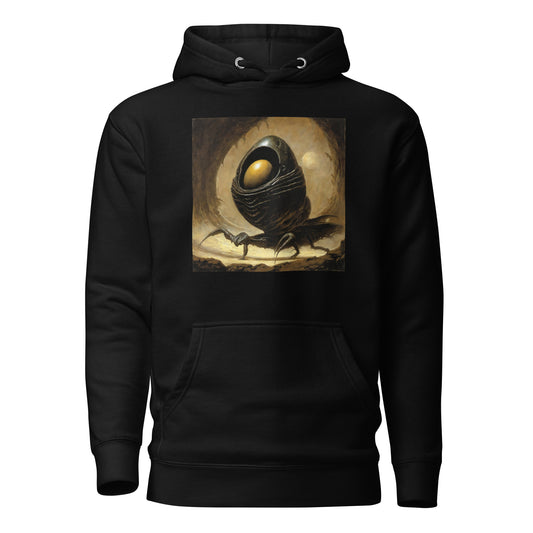 Alien Egg Men's Sci-Fi Hoodie Black