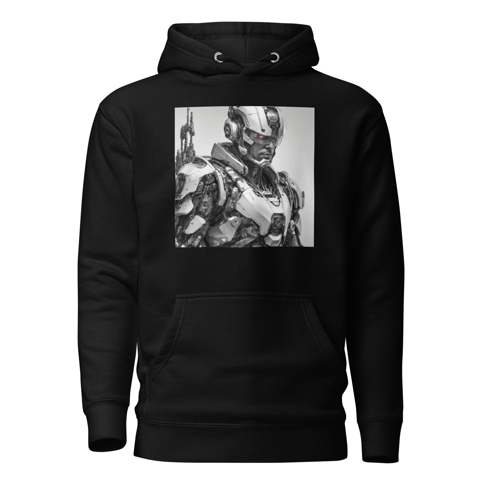 Man of Circuits Men's Sci-Fi Hoodie Black