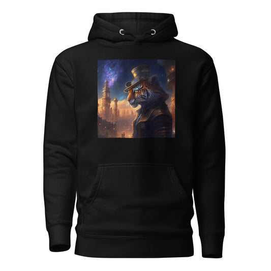 Midnight Tiger Men's Hoodie Black