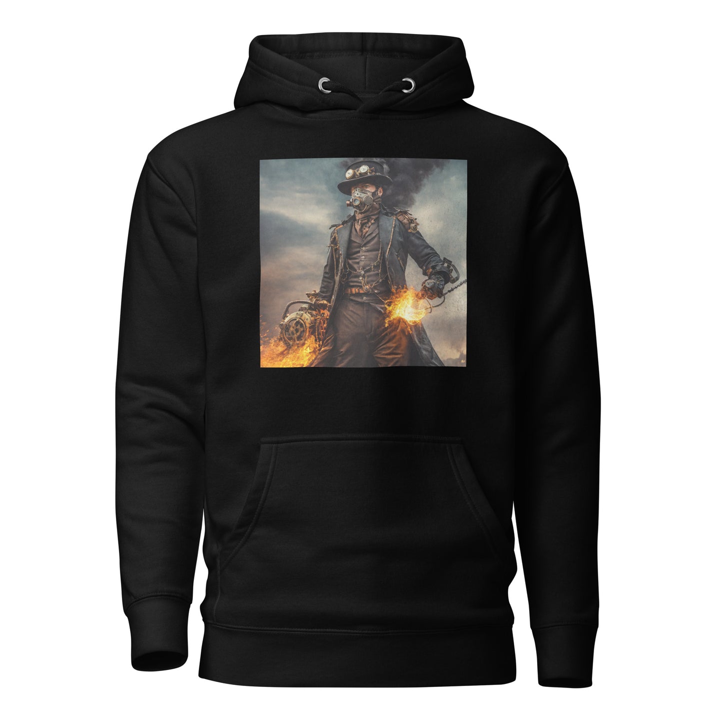 Dapper Pyro Men's Steampunk Hoodie Black