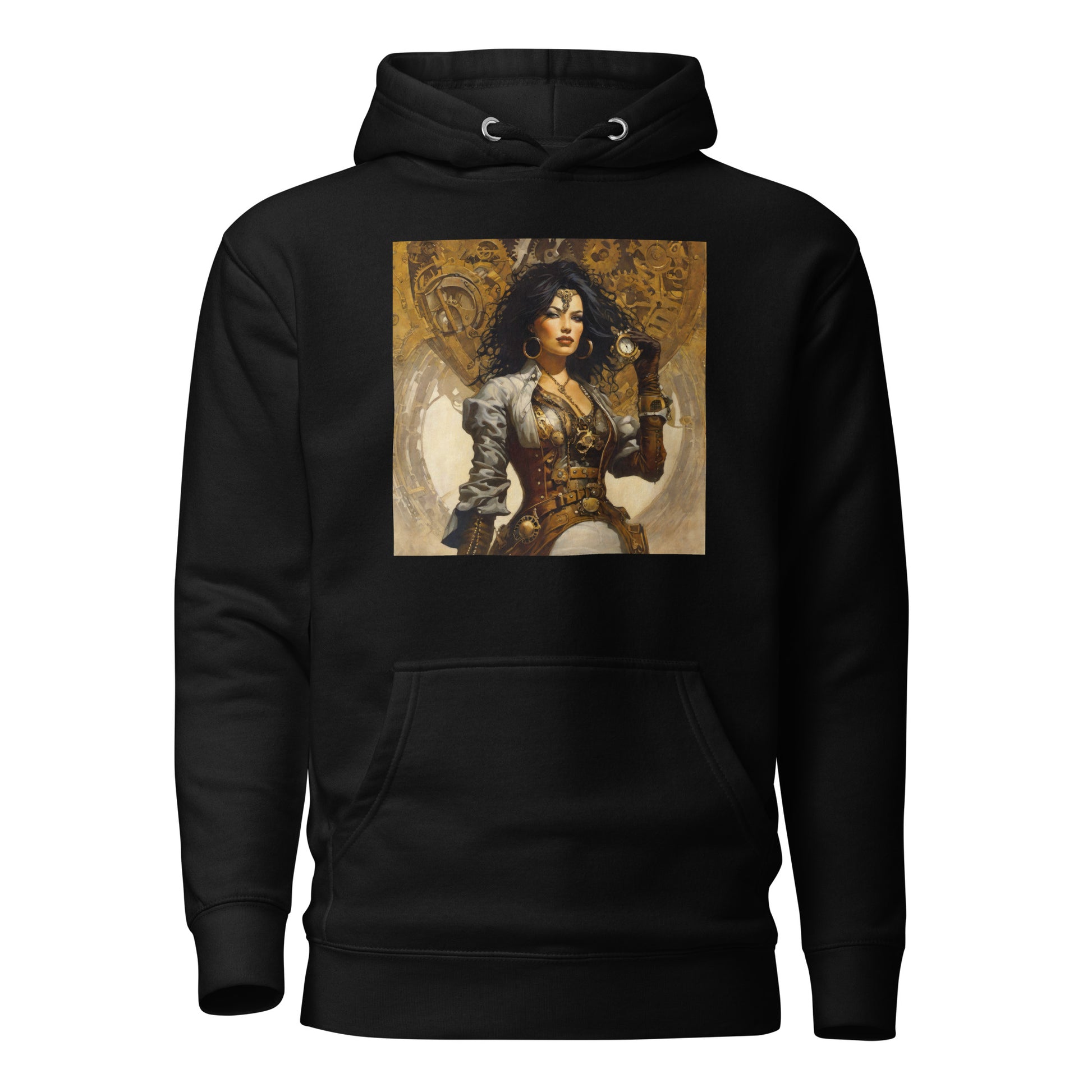 Steampunk Cowgirl Men's Hoodie Black