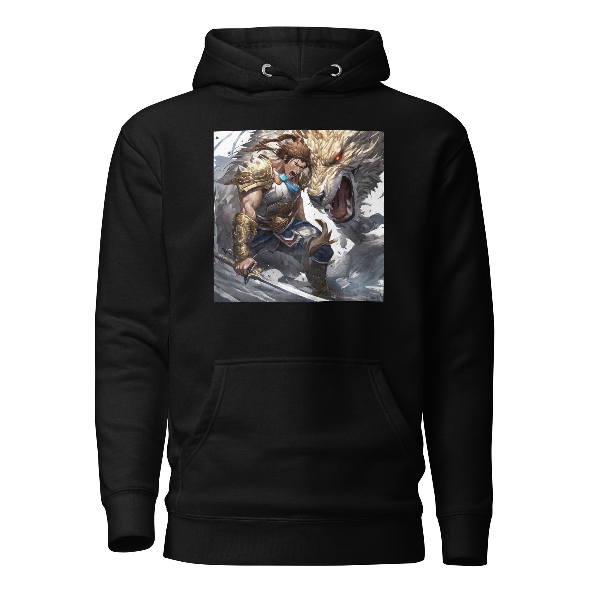 Man vs. Beast Men's Hoodie Black