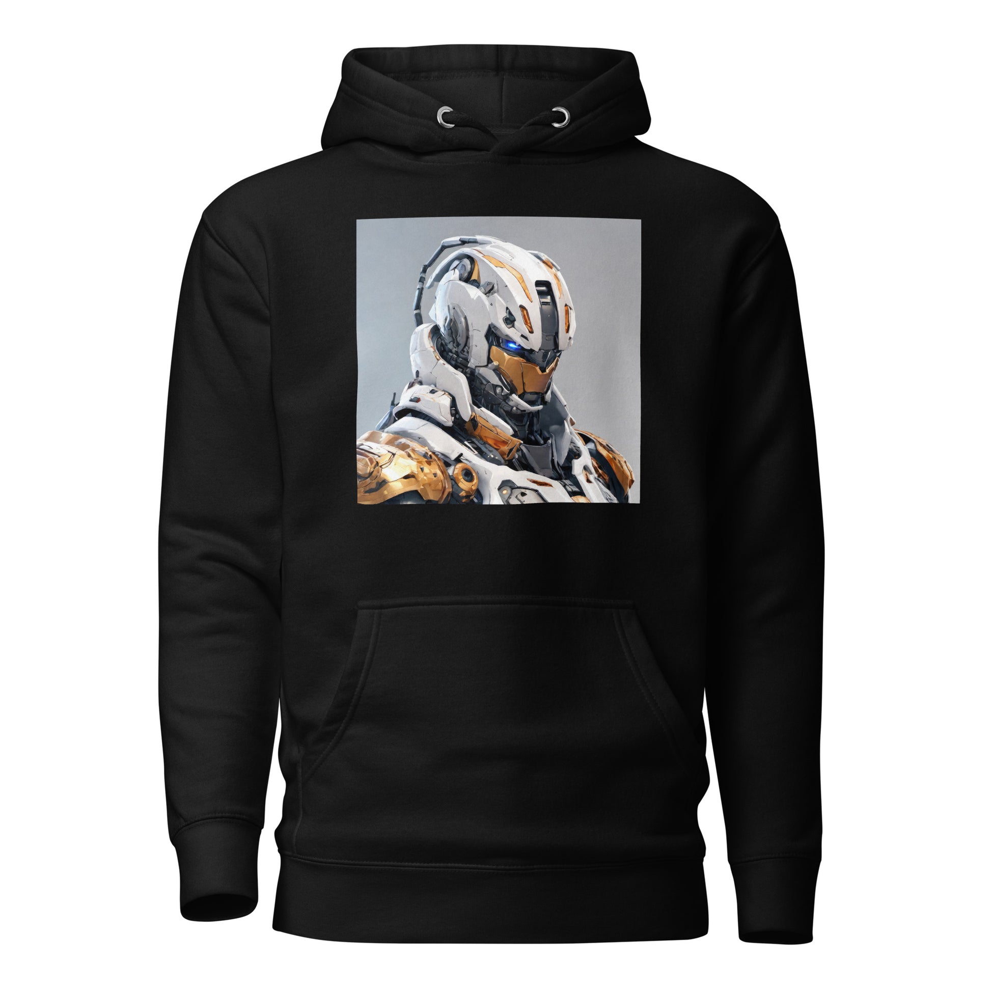 AI Droid Men's Sci-Fi Hoodie Black