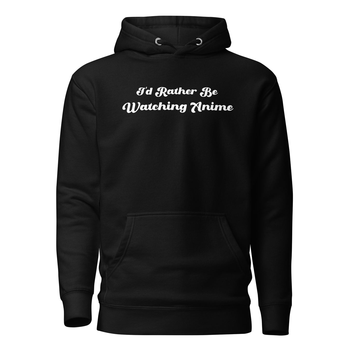 I'd Rather Be Watching Anime Men's Hoodie Black