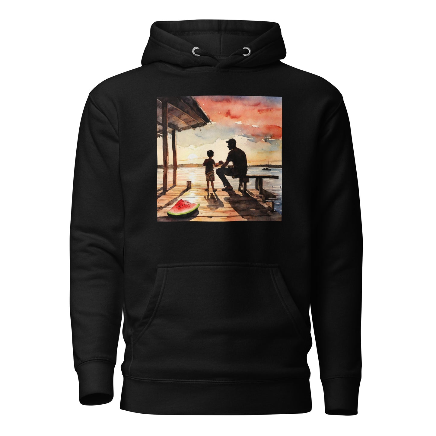 Summer Memories with Dad Hoodie Black