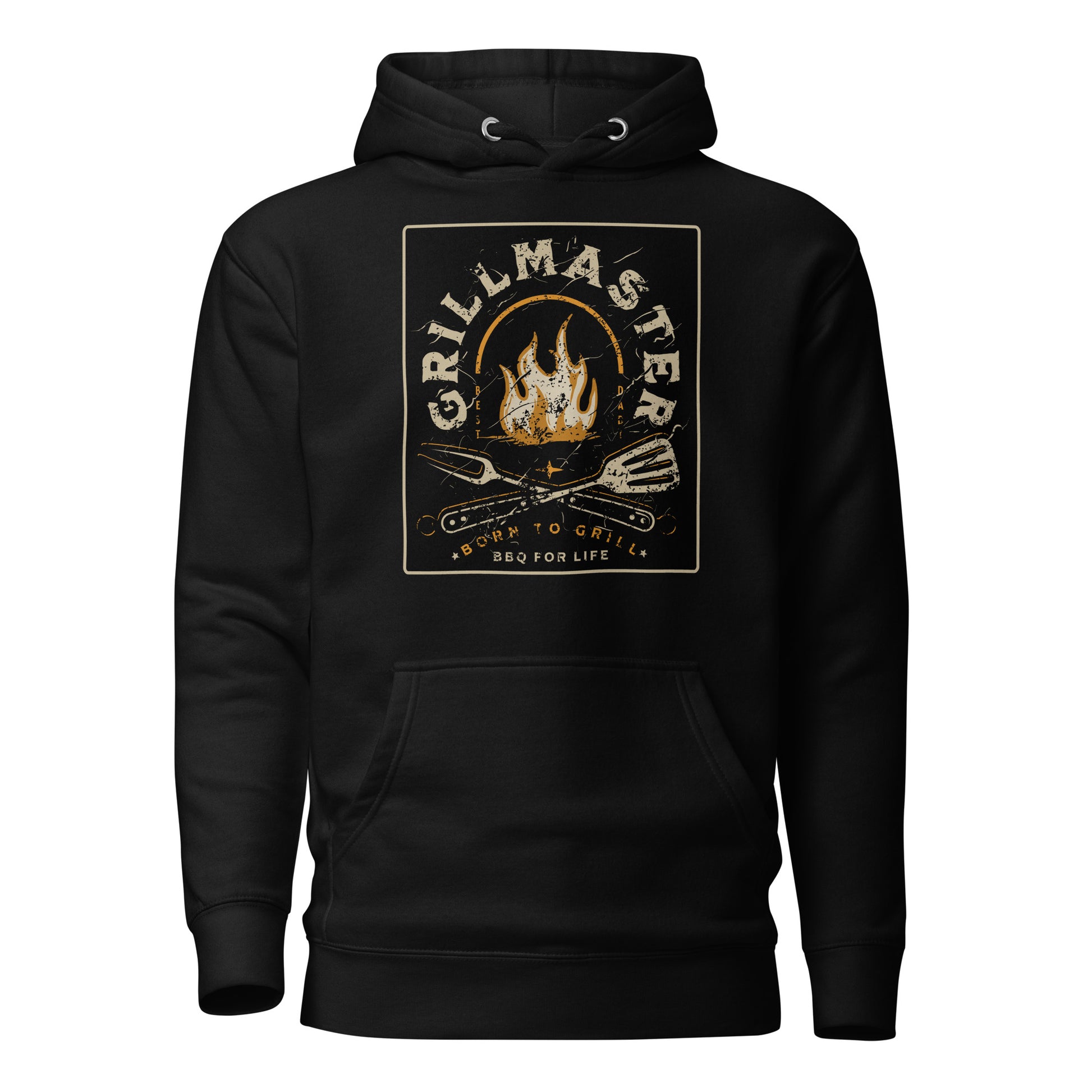 Grillmaster Hoodie for Dad Black