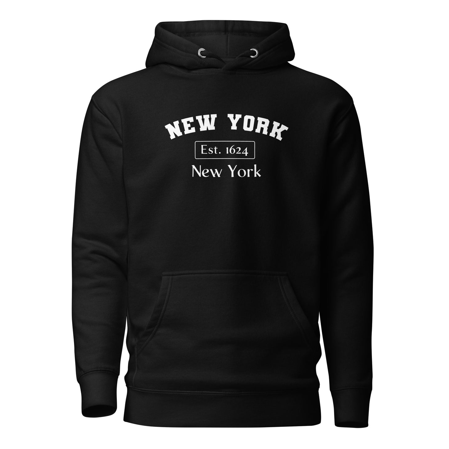 New York, New York Men's Hoodie Black