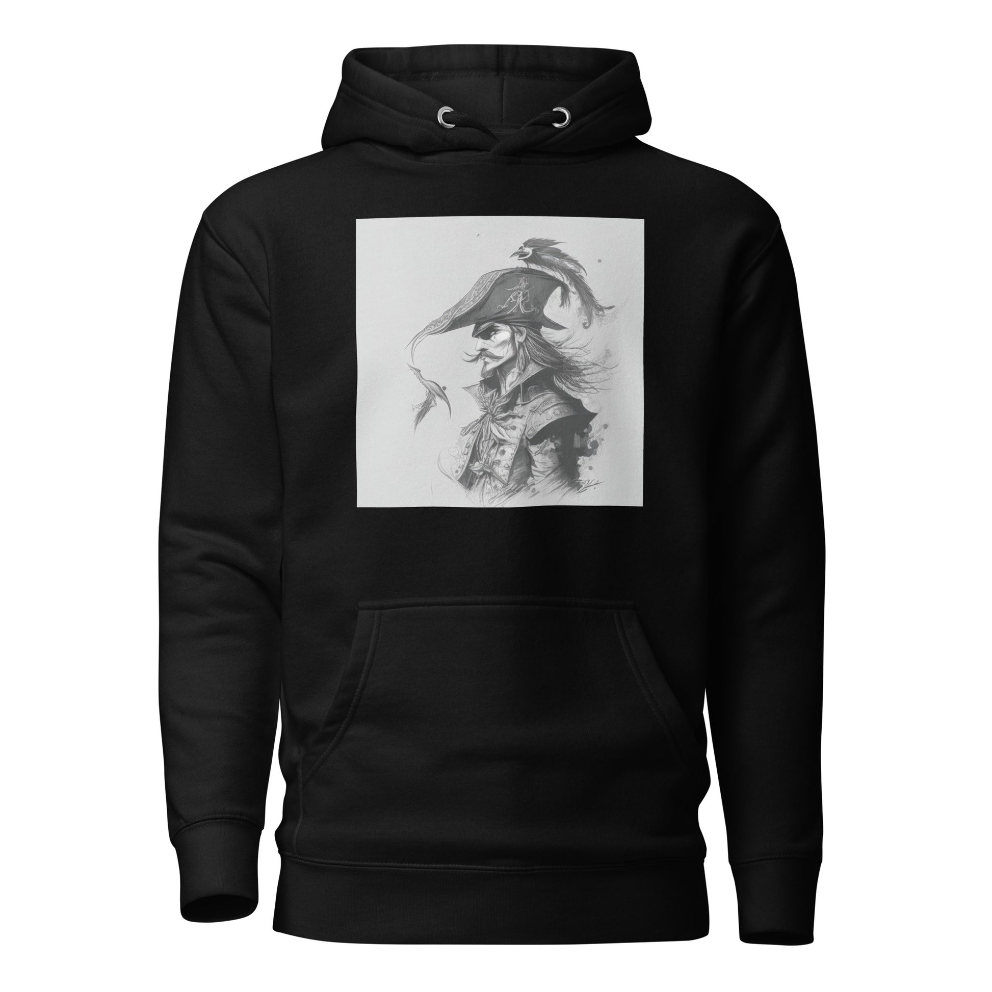 Captain Hook Men's Fairy Tale Hoodie Black