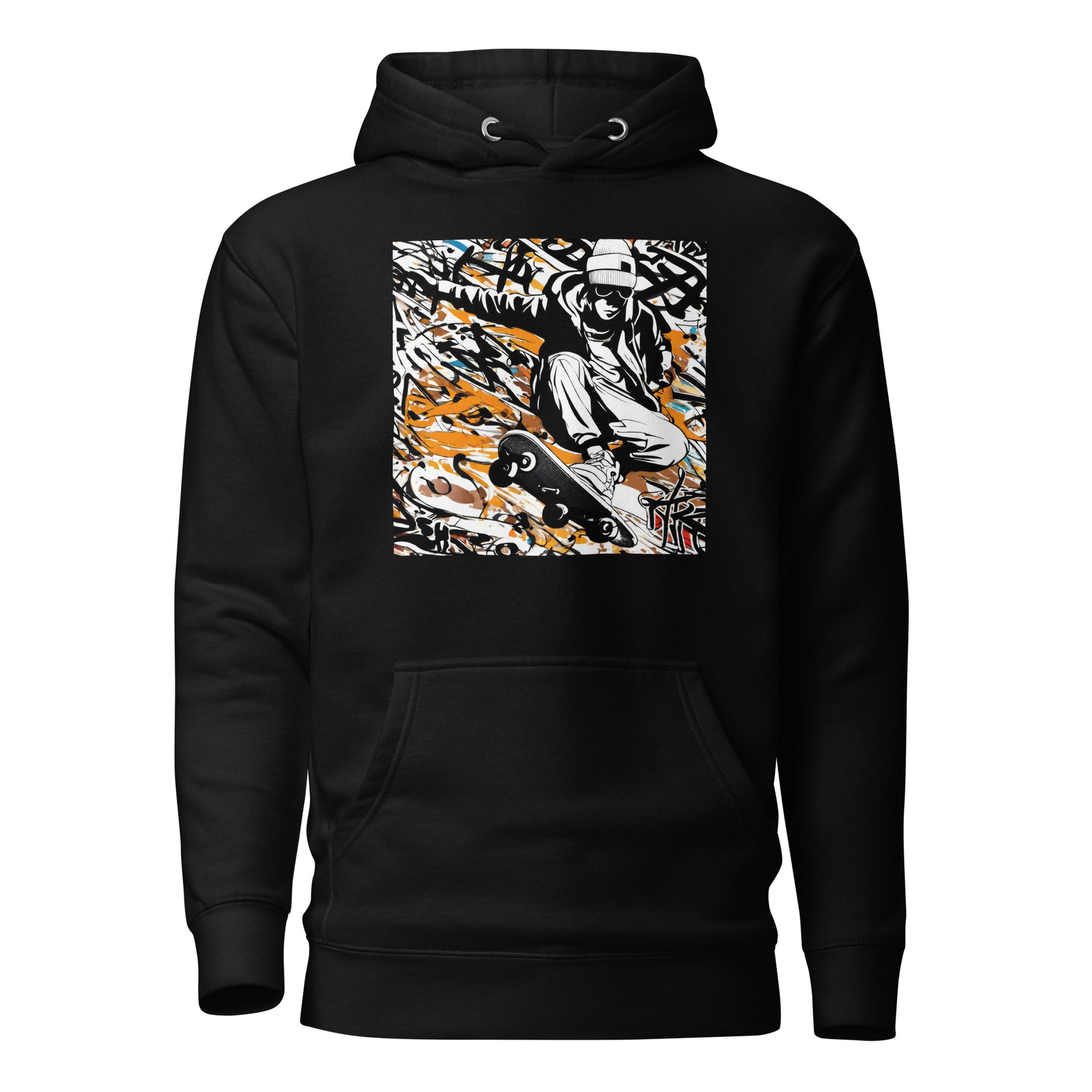 Men's Skateboarder Hoodie Black