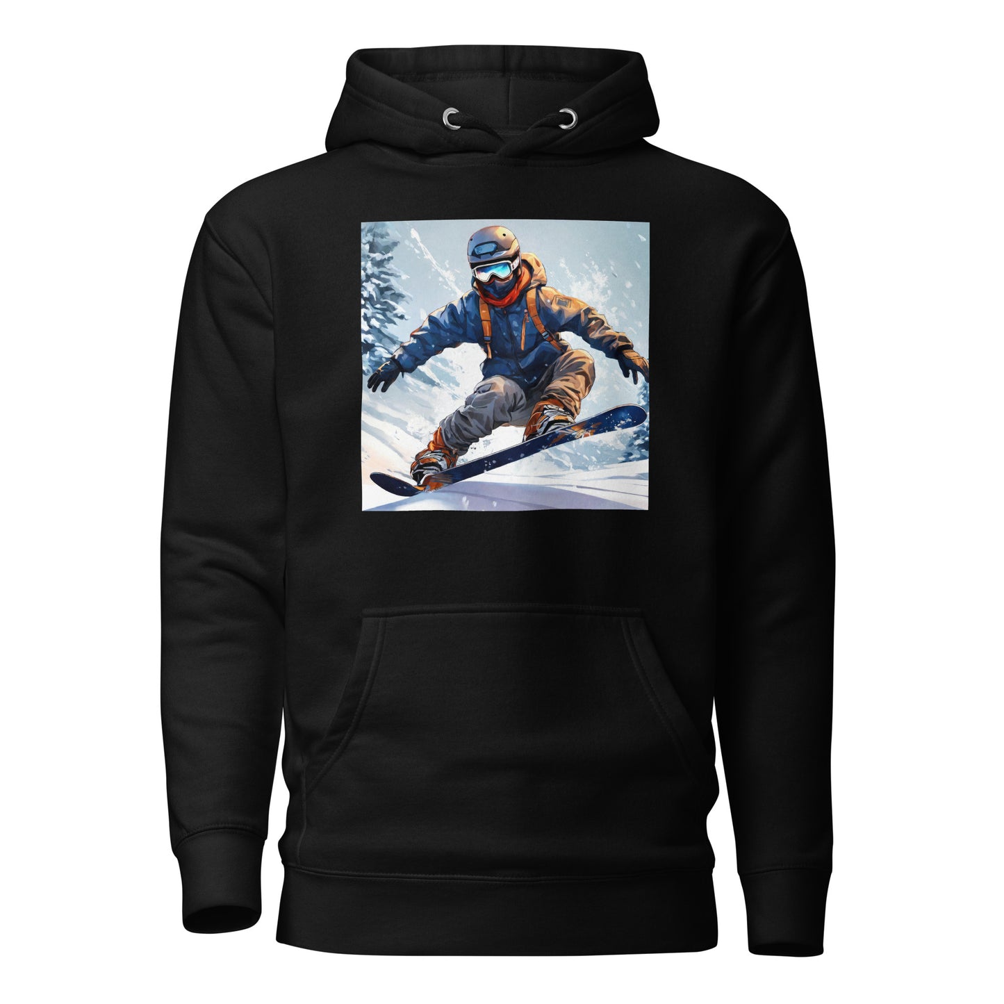 Men's Snowboarding Hoodie Black