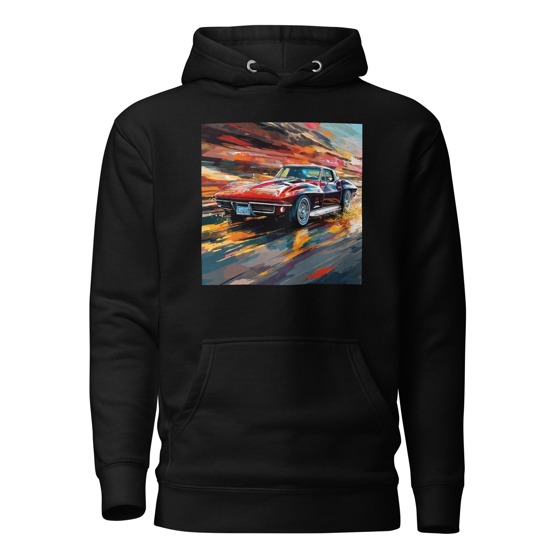 70s Mustang Men's Hoodie Black