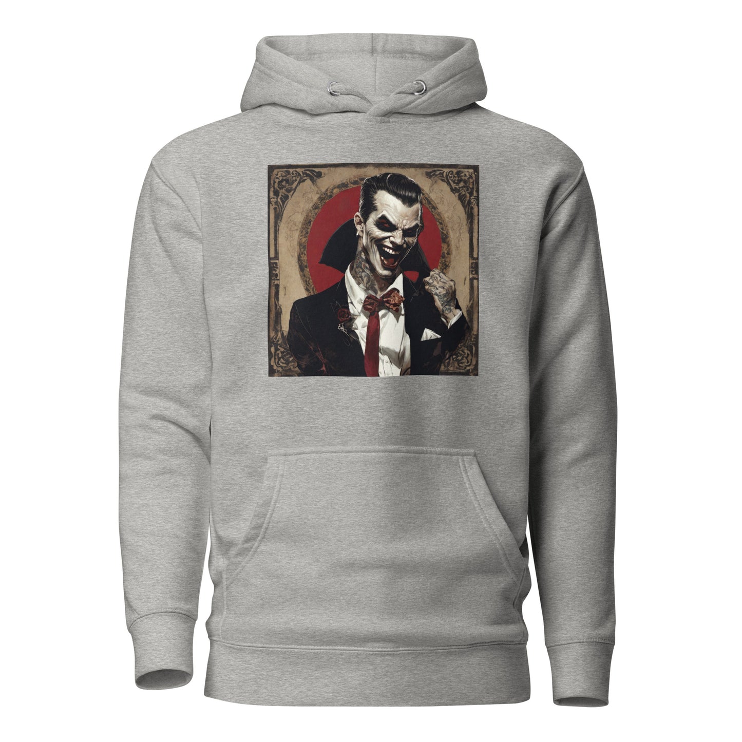 Psyched Vampire Men's Hoodie Carbon Grey